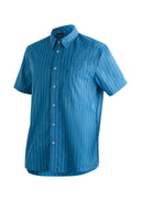 Maier Sports M MATS S/S blue check 46 - PeakStyle