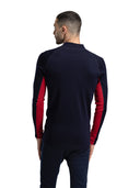Dale Of Norway M AKSLA MASC BASELAYER HALF ZIP Navy Red OffWhite XXL - PeakStyle
