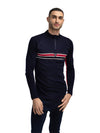 Dale Of Norway M AKSLA MASC BASELAYER HALF ZIP Navy Red OffWhite XXL - PeakStyle