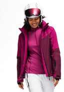 Maier Sports W NURIA magenta/cherrywin 18 - PeakStyle