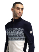 Dale Of Norway M VAIL MASCULINE BASELAYER HALF ZIP Offwhite Navy XXL - PeakStyle