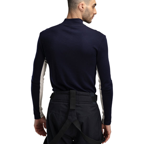 Dale Of Norway M VAIL MASCULINE BASELAYER HALF ZIP Offwhite Navy XXL - PeakStyle