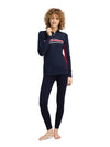 Dale Of Norway W AKSLA FEMININE BASELAYER PANTS Navy XL - PeakStyle
