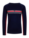 Dale Of Norway M AKSLA MASCULINE BASELAYER CREW NECK Navy Red OffWhite XXL - PeakStyle