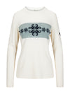 Dale Of Norway W FALKEBERG FEMININE BASELAYER CREW NECK Offwhite Navy XL - PeakStyle