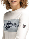 Dale Of Norway W FALKEBERG FEMININE BASELAYER CREW NECK Offwhite Navy XL - PeakStyle