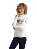 Dale Of Norway W FALKEBERG FEMININE BASELAYER CREW NECK Offwhite Navy XL - PeakStyle