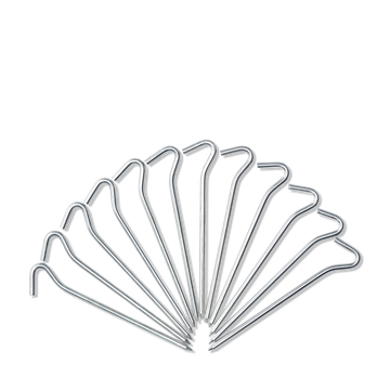Jack Wolfskin POWER PEG (12 PCS) Silver Front Packshot