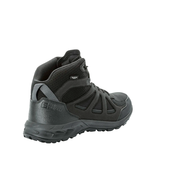 Jack Wolfskin M WOODLAND 2 TEXAPORE MID M black 48 - PeakStyle