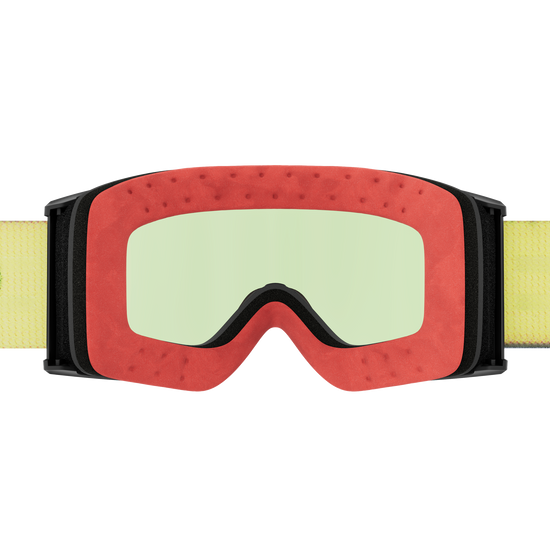 SCOTT Ambit Skibrille - Black - Neon Yellow - AMP White Chrome S2 - Ansicht 5