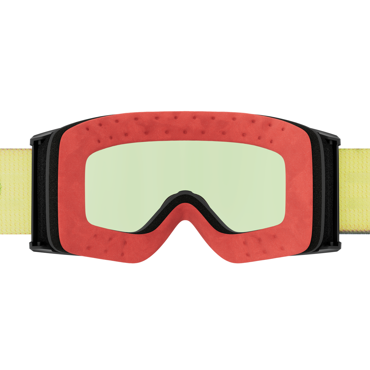 SCOTT Ambit Skibrille - Black - Neon Yellow - AMP White Chrome S2 - Ansicht 5