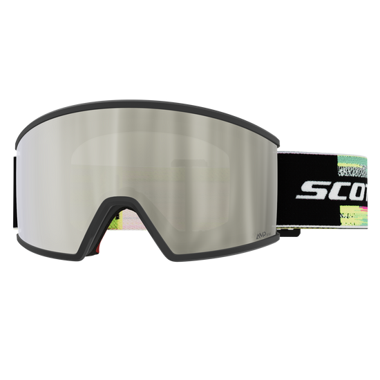SCOTT Ambit Skibrille - Black - Neon Yellow - AMP White Chrome S2 - Ansicht 1
