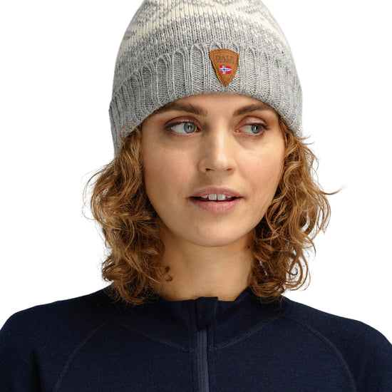 Dale Of Norway CORTINA 1956 HAT Grey White One size - PeakStyle