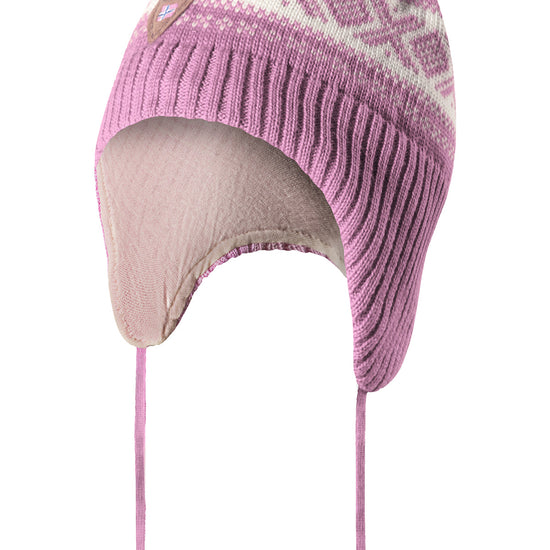Dale Of Norway CORTINA KIDS 2-4 YEARS HAT Pink Offwhite 2 Year - PeakStyle