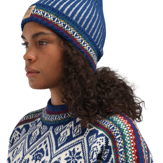 Dale Of Norway 1994 HAT Indigo Offwhite Mustard One size - PeakStyle