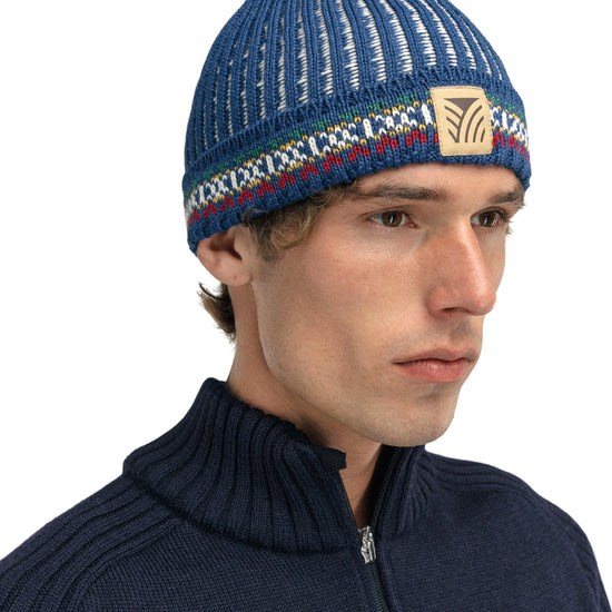Dale Of Norway 1994 HAT Indigo Offwhite Mustard One size - PeakStyle