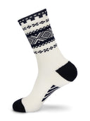 Dale Of Norway CORTINA SOCKS Offwhite Navy L - PeakStyle