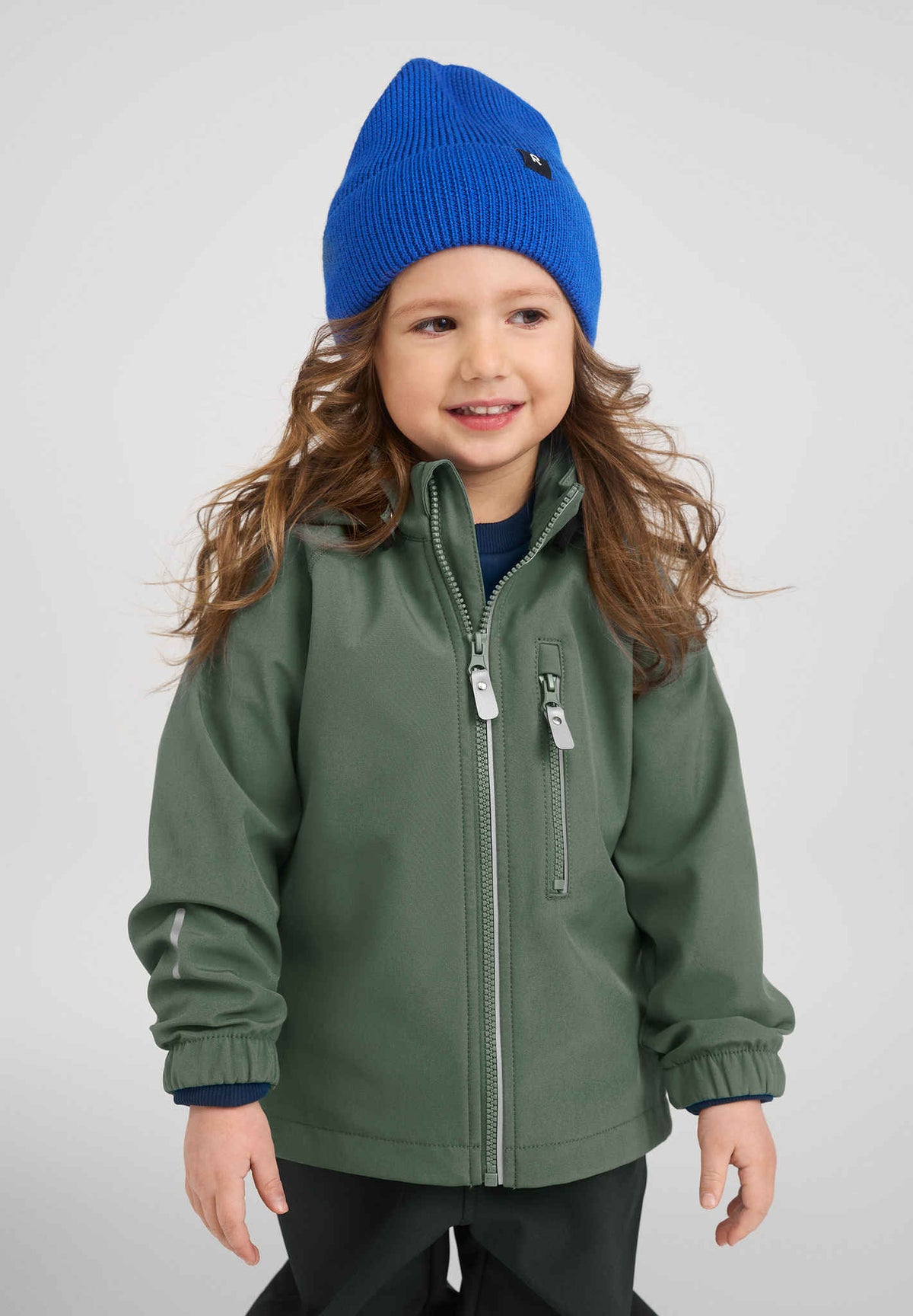Reima Vantti Softshelljacke Kinder – Thyme green