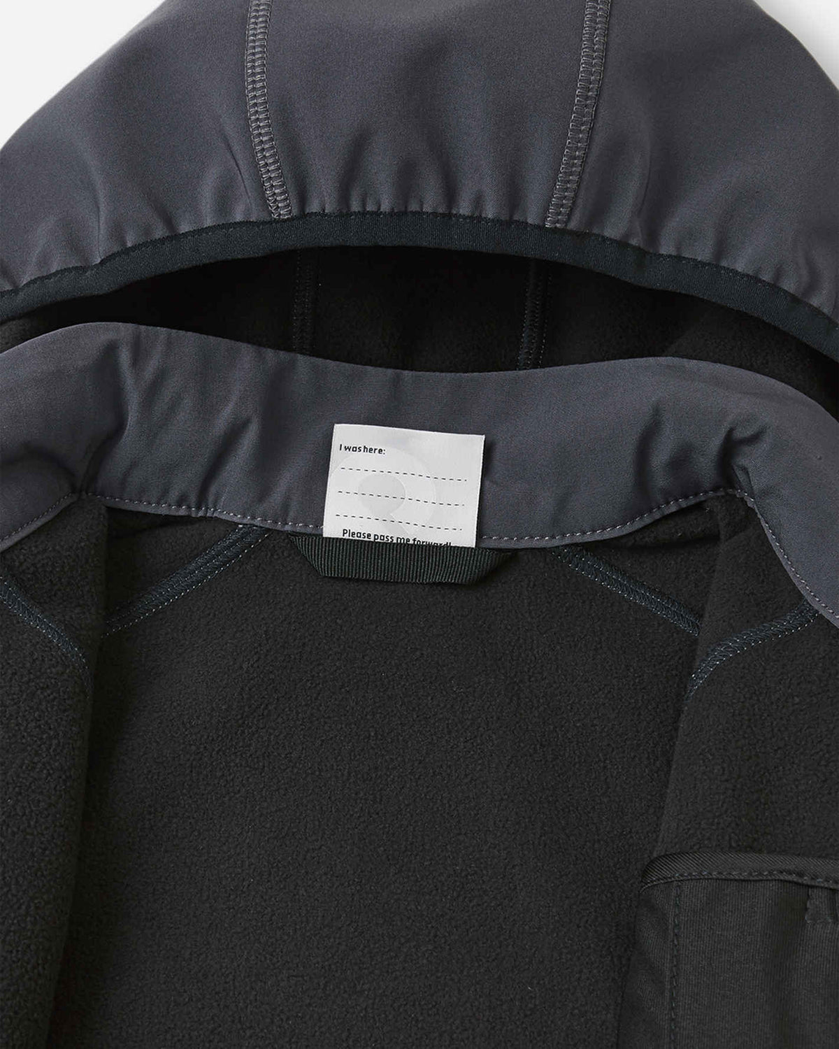 Reima Vantti Softshelljacke Kinder – Soft black