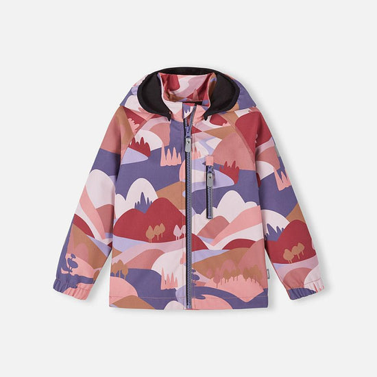 Reima Vantti Softshelljacke Kinder Rose Blush – Packshot Vorderseite