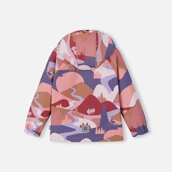 Reima Vantti Softshelljacke Kinder Rose Blush – Packshot Rückseite