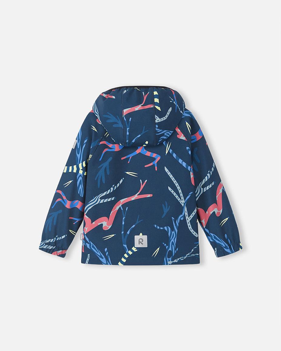 Reima Vantti Softshelljacke Kinder Navy – Packshot Rückseite