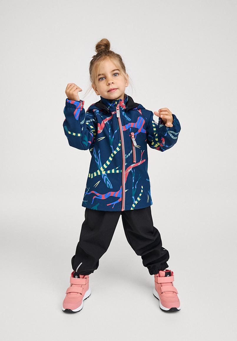 Reima Vantti Softshelljacke Kinder Navy – Studioshot