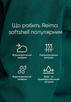 Reima Vantti Softshelljacke Kinder Navy – Infografik