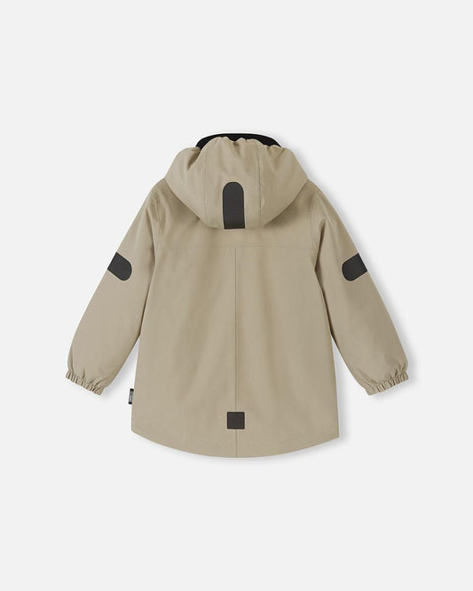 Reima Symppis ReimaTec Übergangsjacke Kinder Earthy Beige – Packshot Rückseite 2