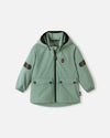 Reima Symppis ReimaTec Übergangsjacke Kinder Stone Green – Packshot Vorderseite