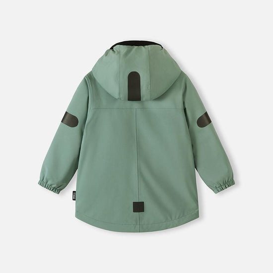 Reima Symppis ReimaTec Übergangsjacke Kinder Stone Green – Packshot Rückseite 2