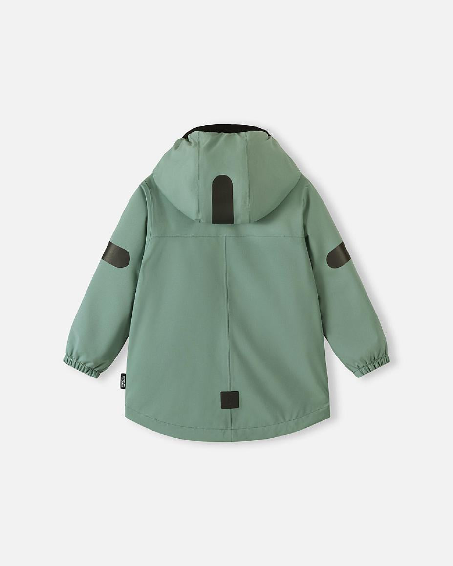 Reima Symppis ReimaTec Übergangsjacke Kinder Stone Green – Packshot Rückseite 2
