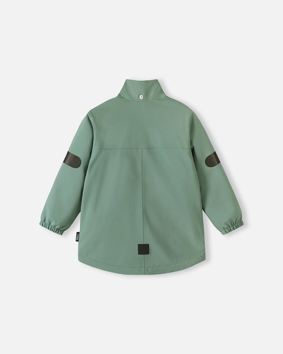 Reima Symppis ReimaTec Übergangsjacke Kinder Stone Green – Packshot Seitenansicht 3