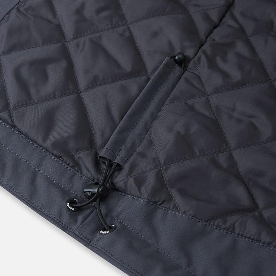 Reima Symppis ReimaTec Übergangsjacke Kinder Soft Black – Materialmakro