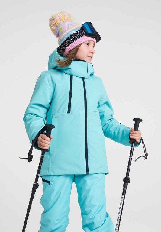 Reima Perille ReimaTec Skijacke Kinder in Aquamarine – Vorderansicht