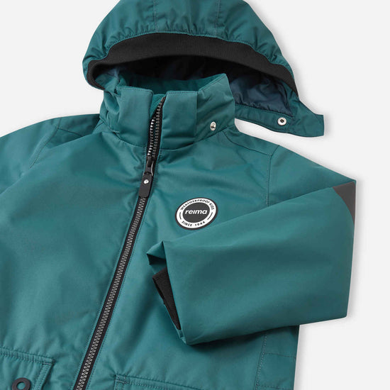 Reima Sevetti ReimaTec Übergangsoverall Kinder Dark Teal – Produktdetail Kapuze
