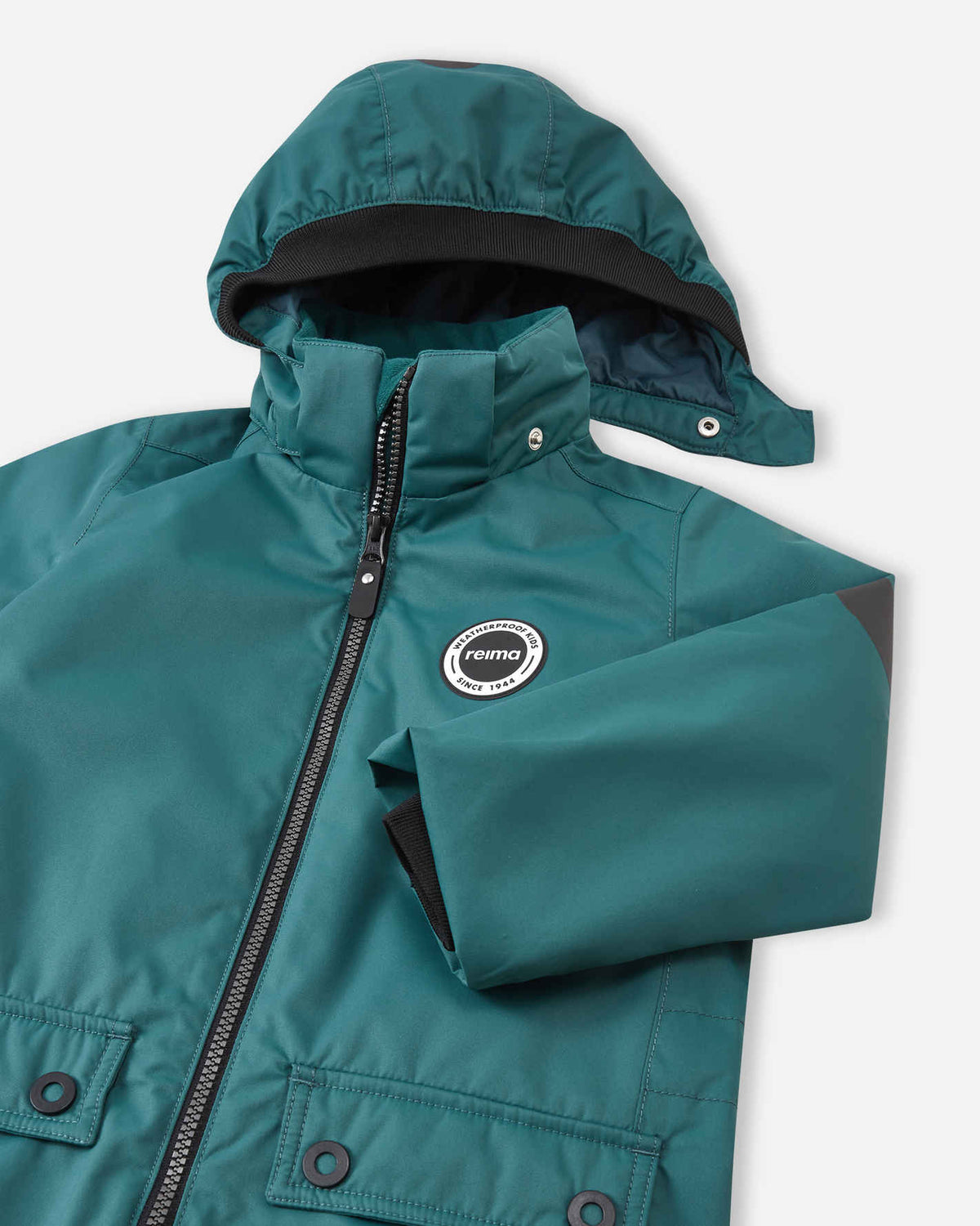 Reima Sevetti ReimaTec Übergangsoverall Kinder Dark Teal – Produktdetail Kapuze