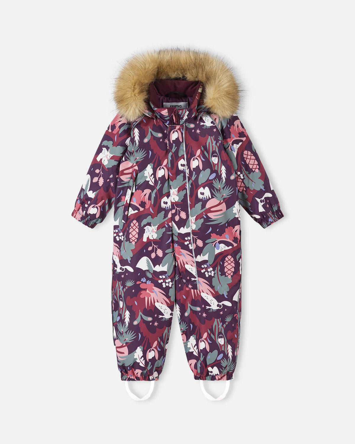 Reima Lappi 5100129C – Deep Purple AOP - Waldtiere – Ansicht 1