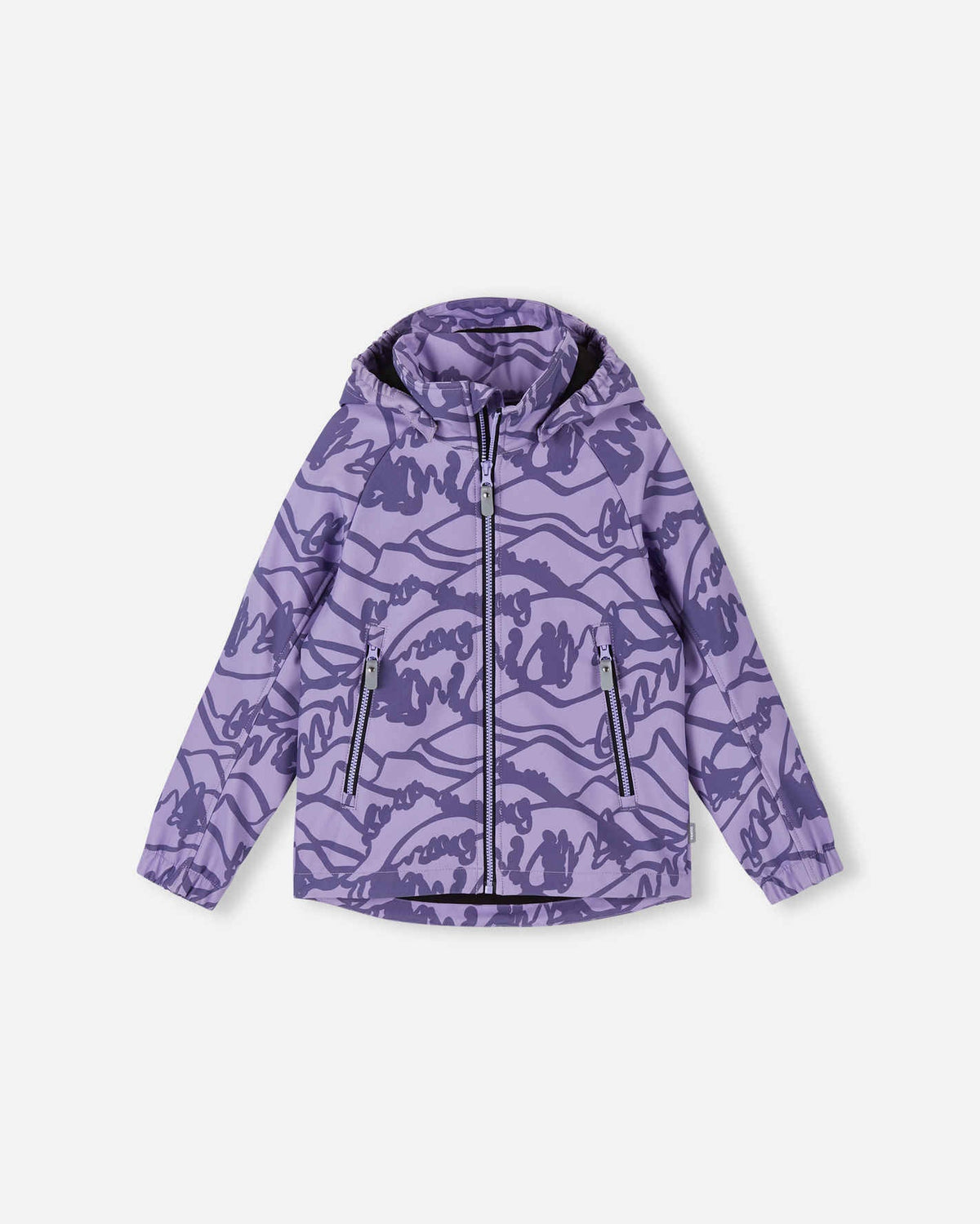 Reima Aitoo Softshelljacke Kinder in Blooming Lilac – Packshot