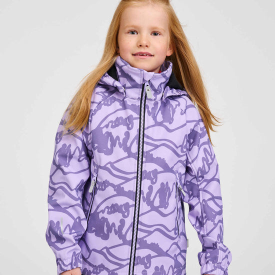 Reima Aitoo Softshelljacke Kinder in Blooming Lilac – Produktgrafik