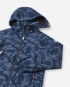 Reima Aitoo Softshelljacke Kinder in Navy – Detailaufnahme