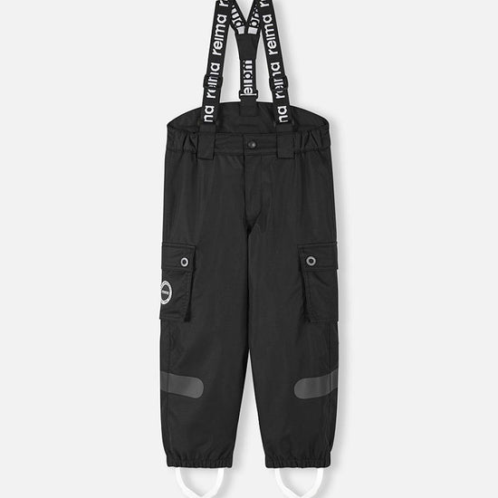 Reima Tiksi ReimaTec Schneehose Kinder Black – Packshot Vorderseite