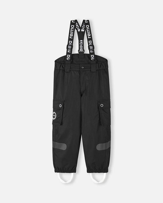 Reima Tiksi ReimaTec Schneehose Kinder Black – Packshot Vorderseite