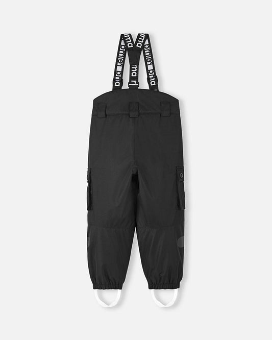 Reima Tiksi ReimaTec Schneehose Kinder Black – Packshot Rückseite