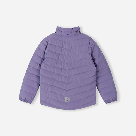 Reima Uumaja leichte Isolationsjacke Kinder Misty Violet – Packshot mit geöffneter Kapuze 3