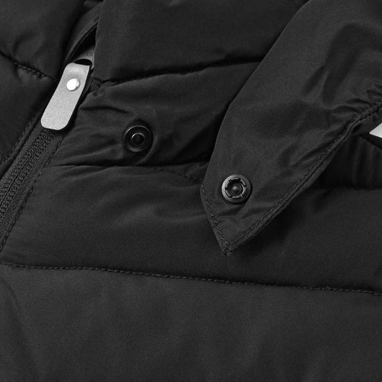 Reima Uumaja leichte Isolationsjacke Kinder Black – Kapuzendetail