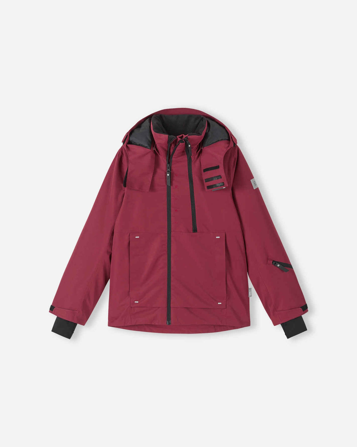 Reima Tieten ReimaTec Skijacke Kinder in Maroon – Vorderansicht