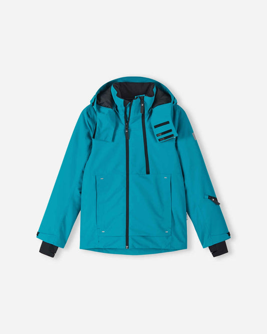 Reima Tieten ReimaTec Skijacke Kinder in Aquatic Blue – Vorderansicht