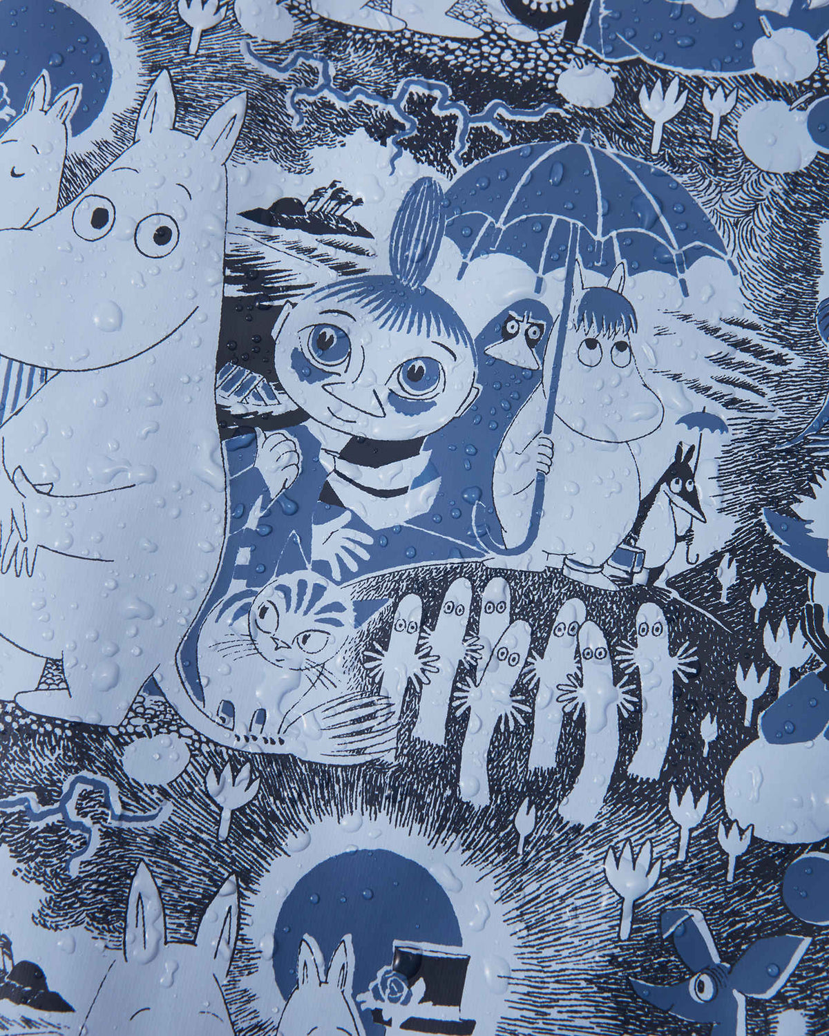 Reima Moomin Rapakko Regenoverall Kinder Airy Blue – Materialmakro