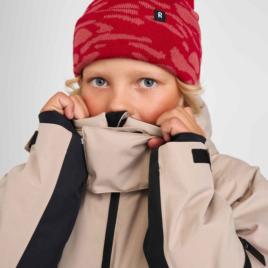 Reima Skaulo ReimaTec Schneeanzug Kinder Earthy Beige – Lifestyle Porträt